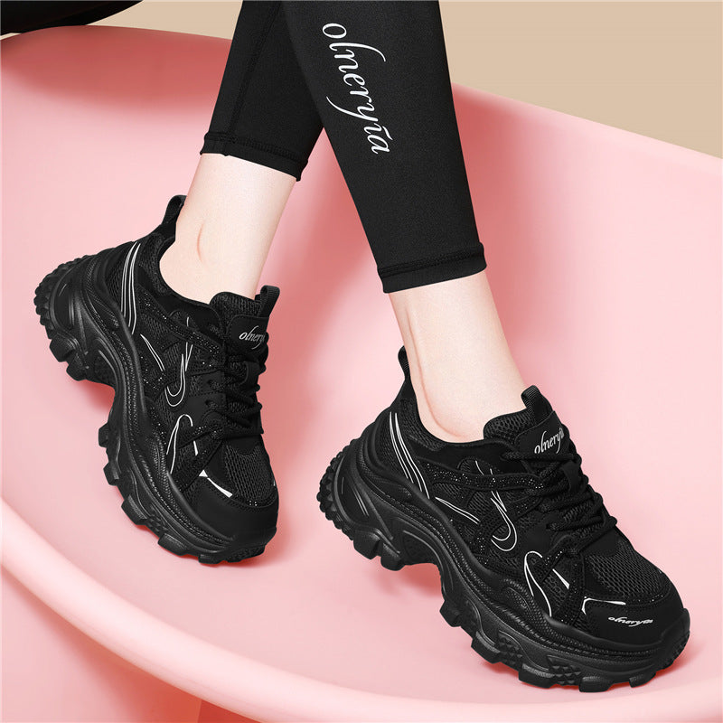 Damen Sportliche Dämpfungssneakers mit atmungsaktiver Oberfläche R&B