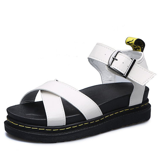 Damen Riemensandalen mit ergonomischem Fußbett und verstellbarem Schnallenverschluss R&B