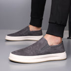 Damen Slip-On Sneakers aus hochwertigem Wildleder mit rutschfester Sohle und gepolsterter Innensohle R&B
