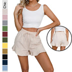 Damen Verspielte Rüschen-Sommer-Shorts R&B