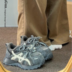 Damen modische Sneakers mit hochwertiger Fleece-Konstruktion und innovativem Sohlenprofil R&B
