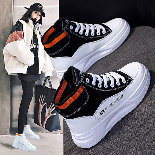 Damen Hochtop Sneakers mit innovativer Dämpfungstechnologie und modischen Akzenten R&B