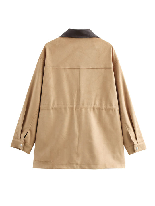 Damen Übergangsjacke mit praktischem Zip und großen Taschen R&B