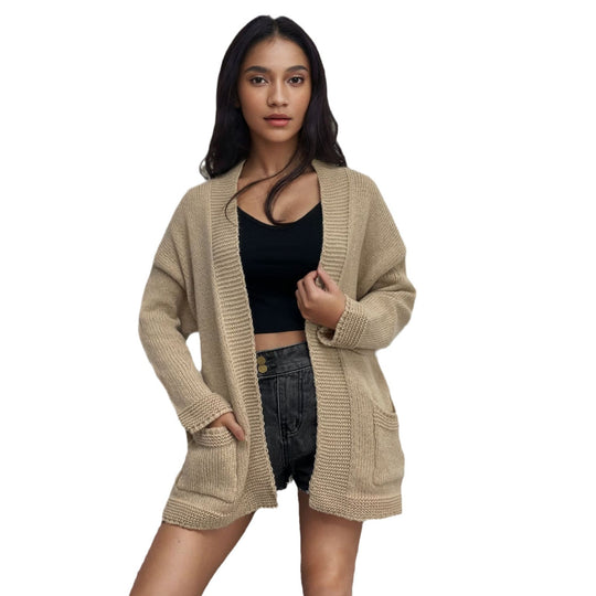 Damen Grobstrickjacke mit praktischem Schnitt und oversized Passform R&B