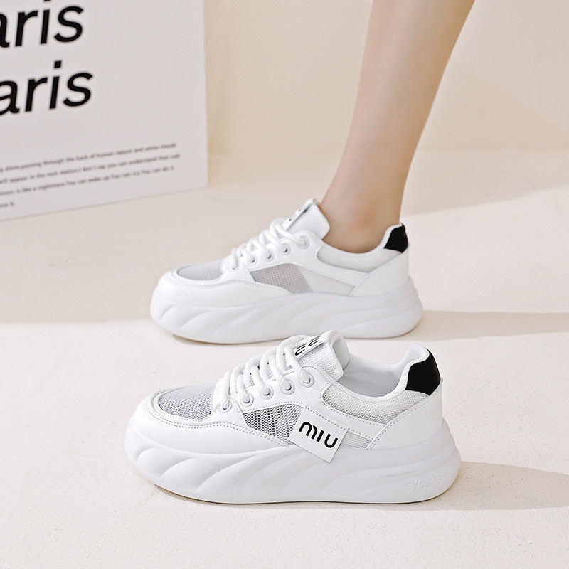 Damen sportliche Sneakers mit atmungsaktivem Obermaterial und innovativer Dämpfung R&B