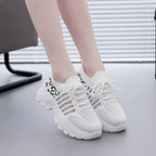 Damen Sportliche Sneakers mit modernem Leopardenmuster und dämpfendem Fußbett R&B