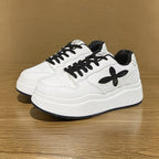 Damen Sportliche Plateau Sneakers mit modischem Design R&B