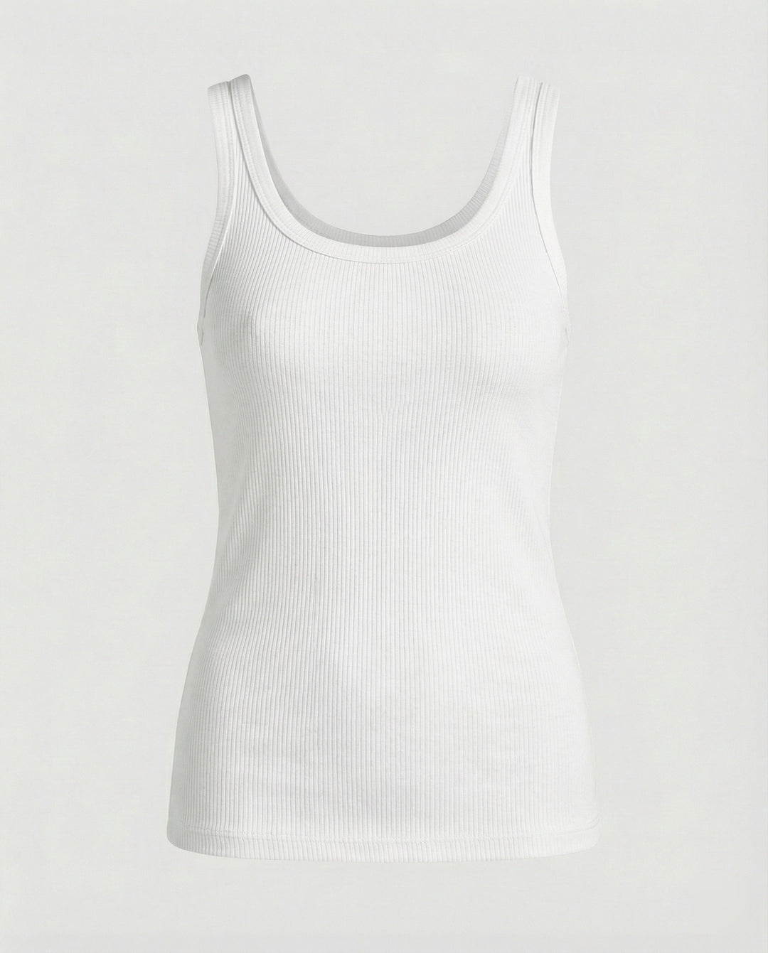 Ripp-Top Ärmellos Rückenfrei Slim-Fit Sommer Weste