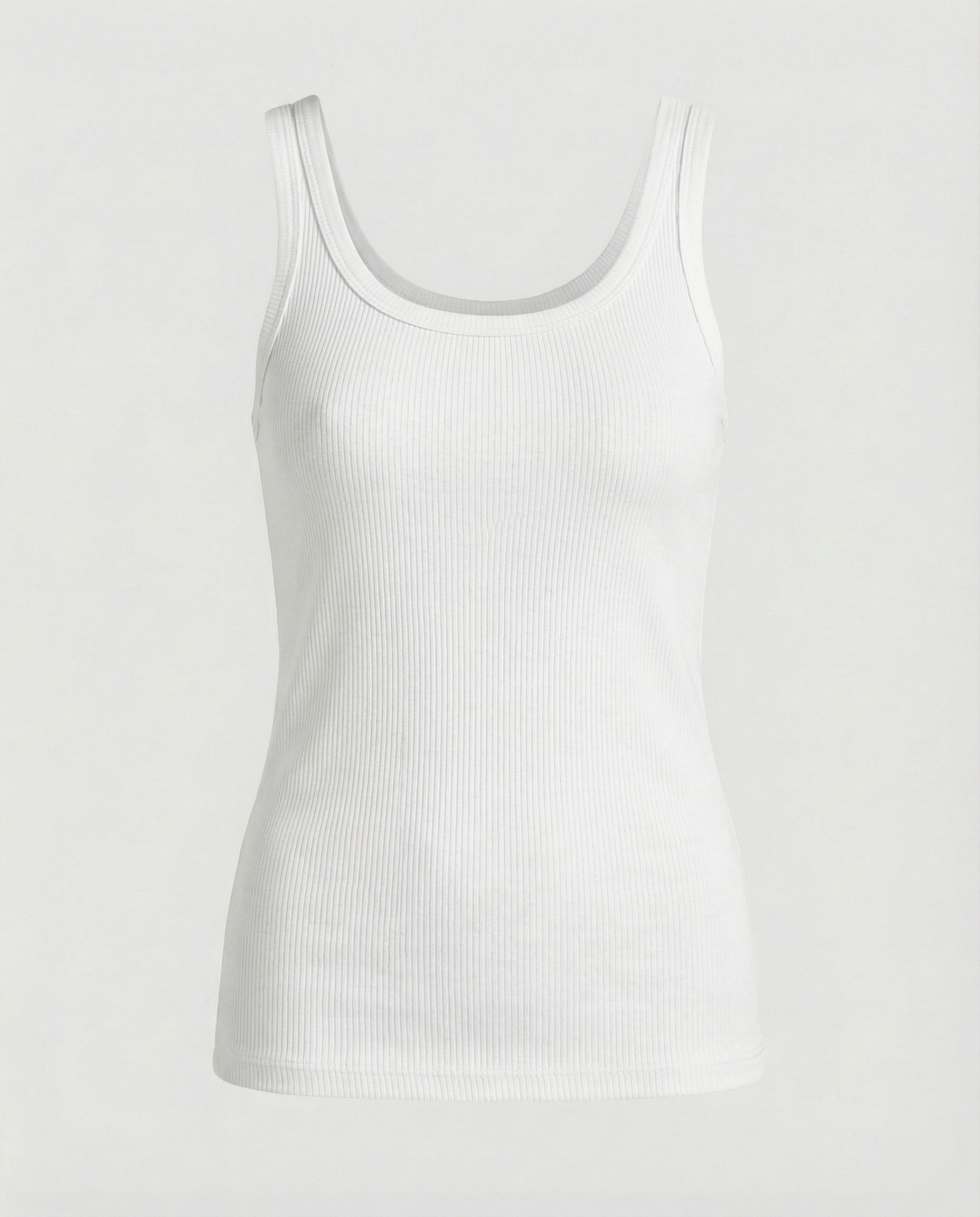Ripp-Top Ärmellos Rückenfrei Slim-Fit Sommer Weste