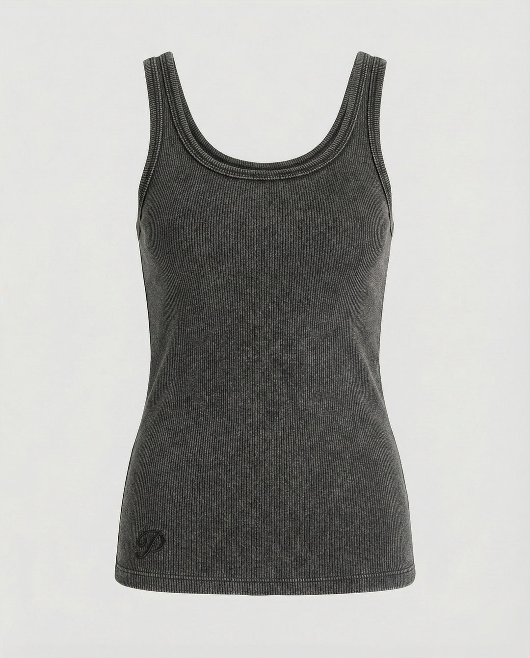 Ripp-Top Ärmellos Rückenfrei Slim-Fit Sommer Weste