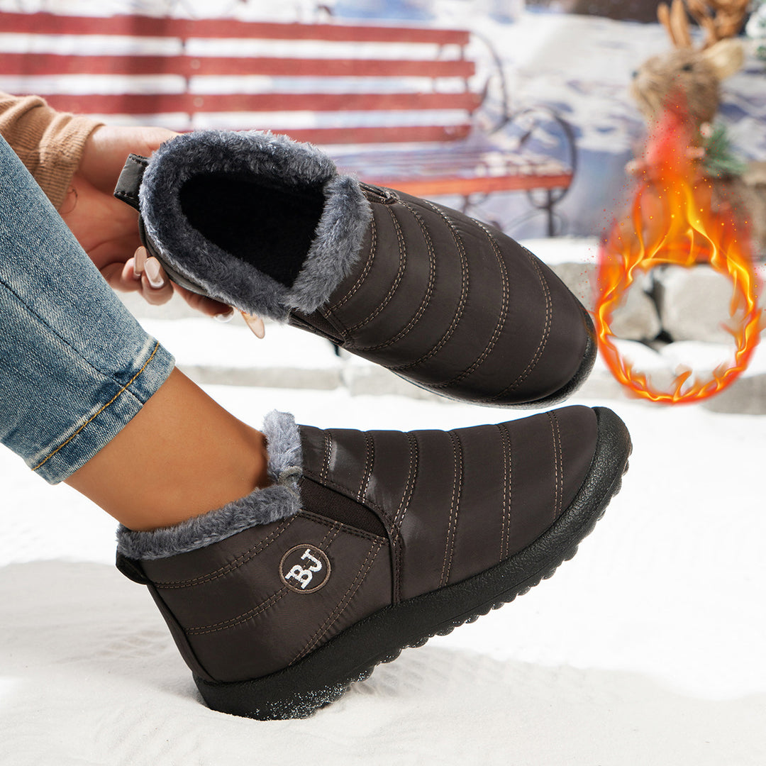 Damen Komfortable Winterboots mit kuscheligem Futter und rutschfester Sohle R&B