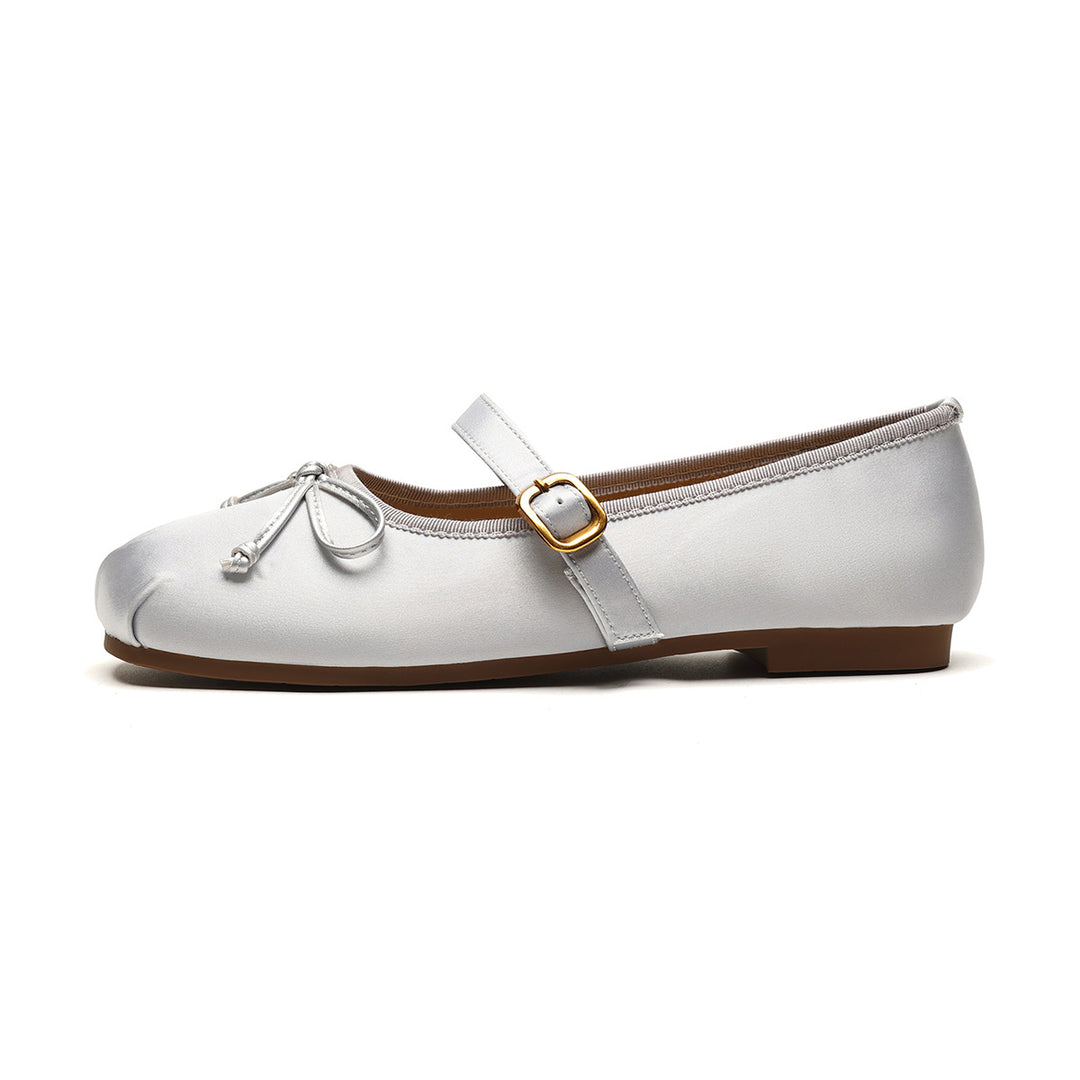 Damen Ballerinas mit modischem Schnallenakzent R&B