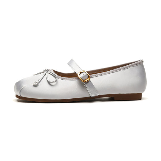 Damen Ballerinas mit modischem Schnallenakzent R&B