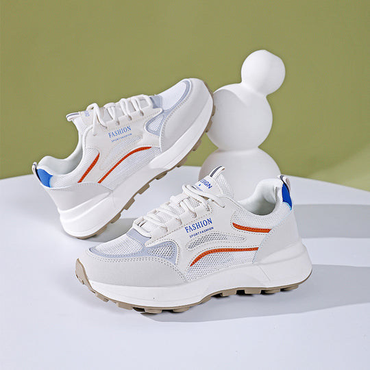 Damen Sportliche Sneakers mit dämpfendem Komfort und atmungsaktivem Mesh-R&B