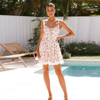 Damen Sommerkleid mit Blumenmuster R&B