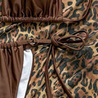 Damen Körperbedeckung mit Leopardenmuster R&B
