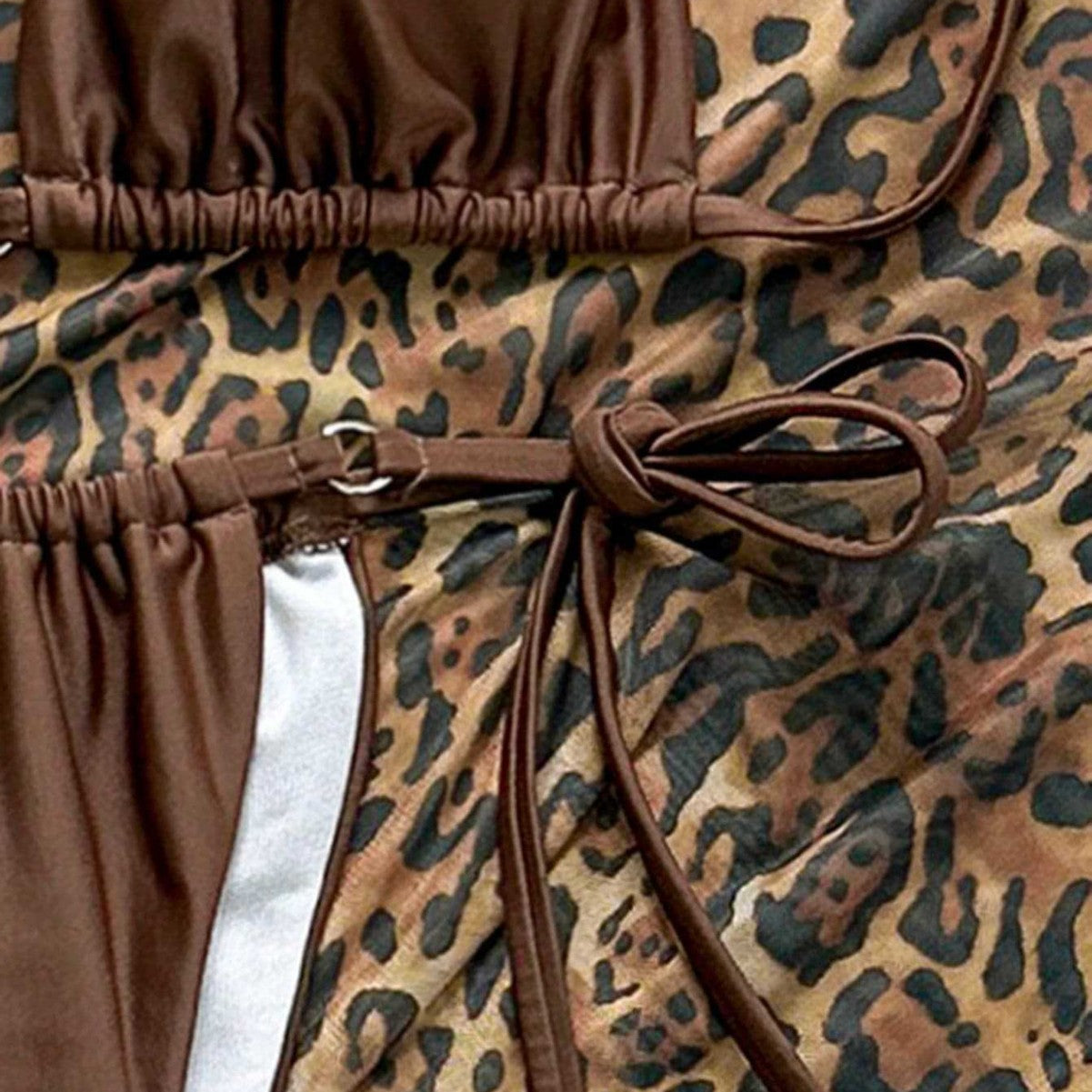 Damen Körperbedeckung mit Leopardenmuster R&B