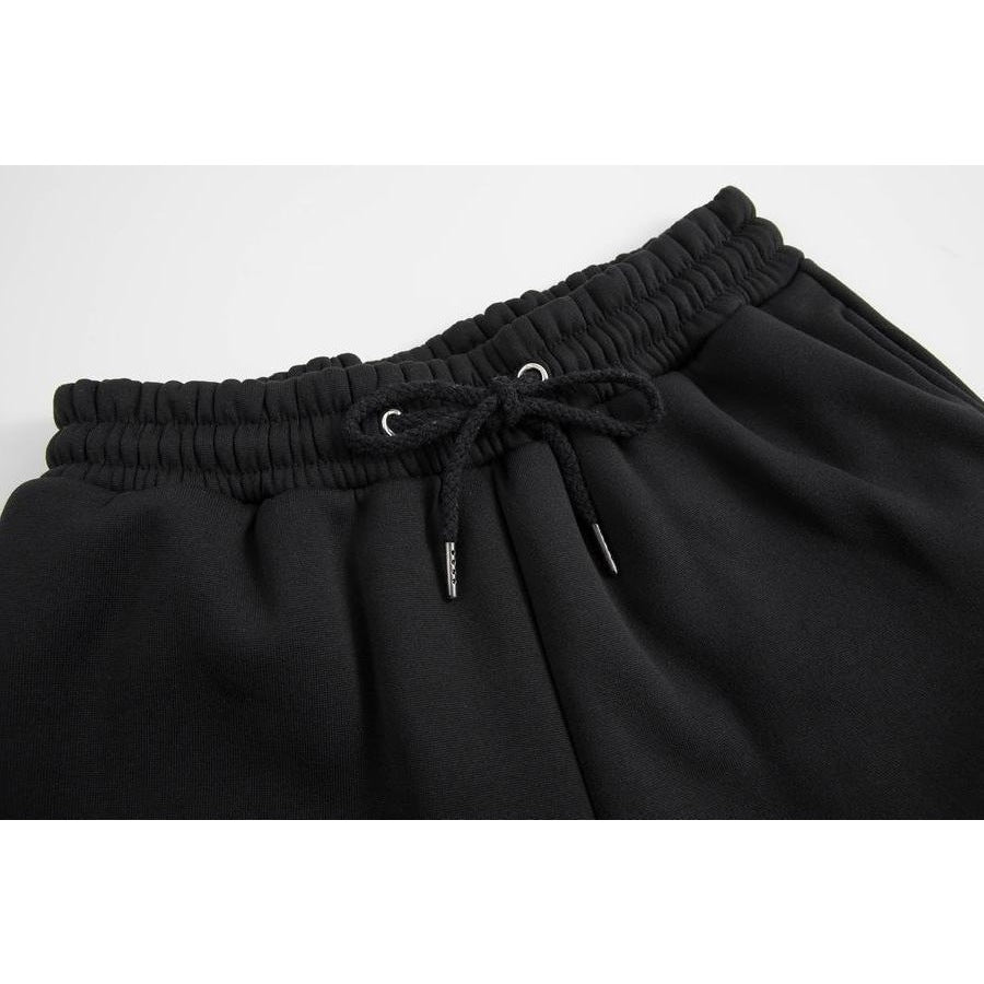 Damen Bequeme Sporthose mit elastischem Bund und Seitentaschen R&B
