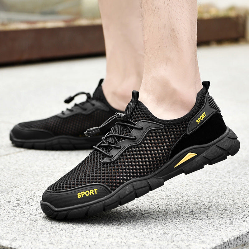 Herren Sportliche Mesh-Sneaker mit rutschfester Sohle R&B