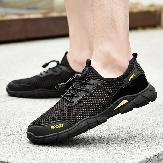 Herren Sportliche Mesh-Sneaker mit rutschfester Sohle R&B