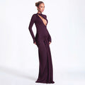 Damen elegantes Abendkleid mit R&Brnem Schnitt R&B