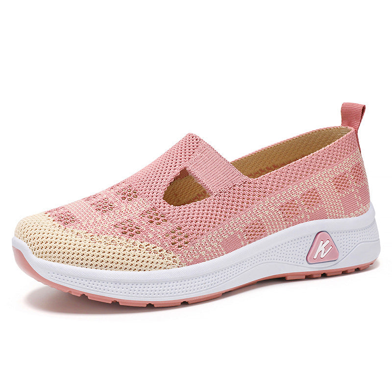 Damen Atmungsaktive und elastische Slip-On Freizeitschuhe R&B