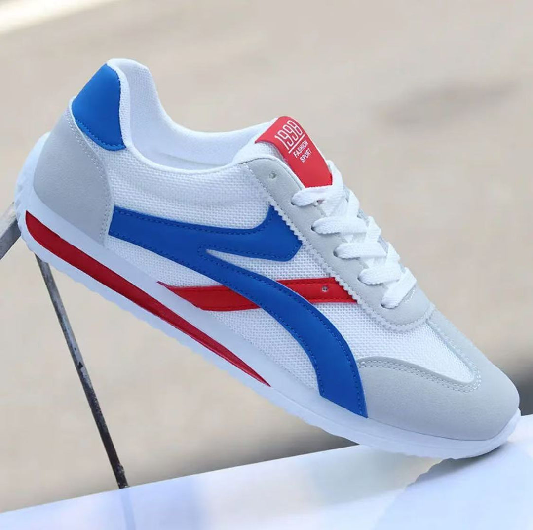 Damen Sportlich-Style Sneakers mit atmungsaktiver Oberflächenstruktur und stabiler Sohle R&B