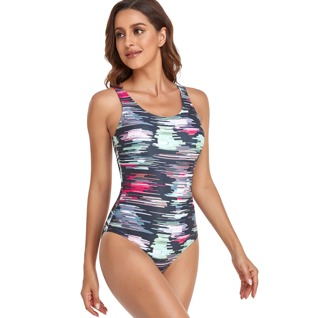 Damen Sportlicher Hochleistungs Badeanzug R&B