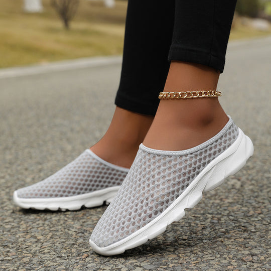 Damen Atmungsaktive Slip-On Sport-Schuhe mit flexiblem Netzdesign R&B