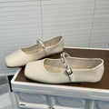 Damen elegante Ballerinas mit modischem Riemen und weichem Innenfutter R&B
