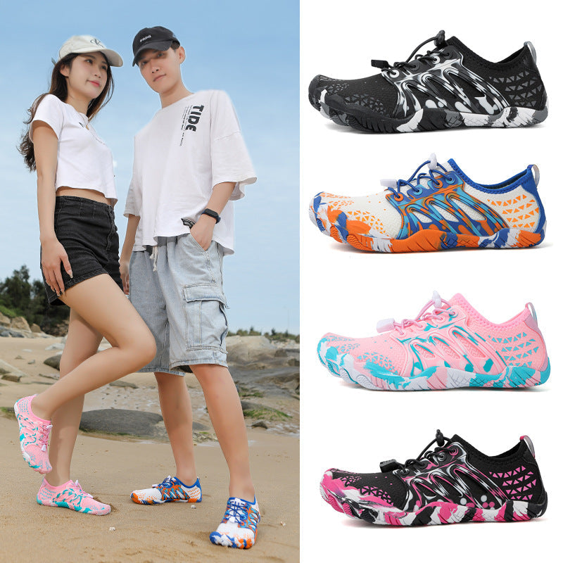 Damen Aqua-Sport-Schuhe mit innovativem Schnellschnürsystem und rutschfester Sohle R&B