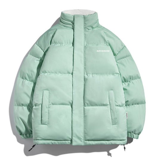 Damen vielseitige Pufferjacke mit hohem Kragen und weichem Fleecefutter R&B