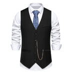 Herren elegante Anzugweste im klassischen Design mit modernen Akzenten R&B