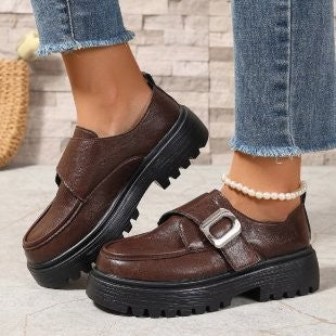 Damen Slipper mit modischem Verschluss und rutschfester Profilsohle R&B
