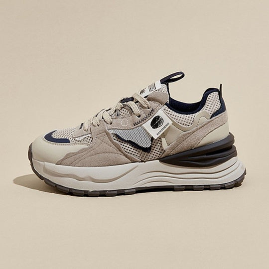 Damen Sportliche Sneaker mit atmungsaktiver Obermaterialkombination R&B