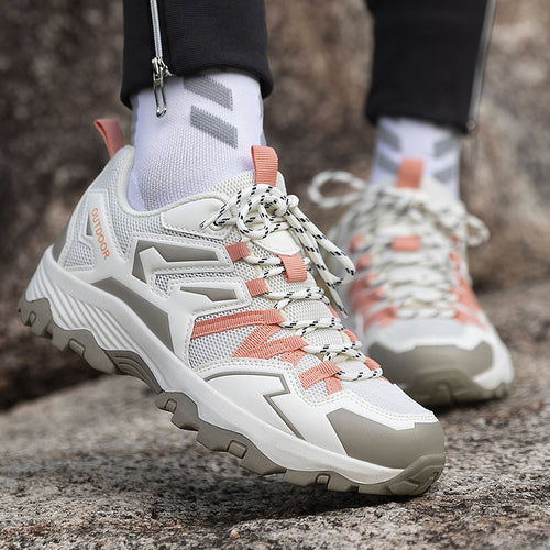 Damen Outdoor-Sneaker mit atmungsaktivem Obermaterial und rutschfester Sohle R&B