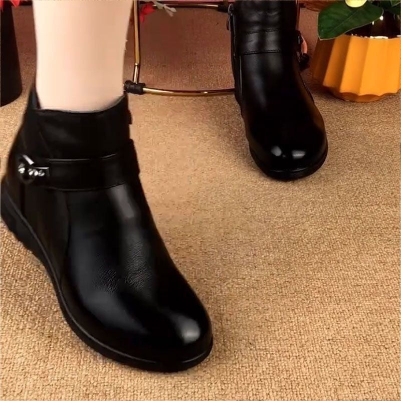 Damen Elegante und bequeme Stiefeletten mit modischem Riemen R&B