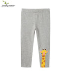Mädchen Leggings mit niedlicher Giraffenapplikation R&B