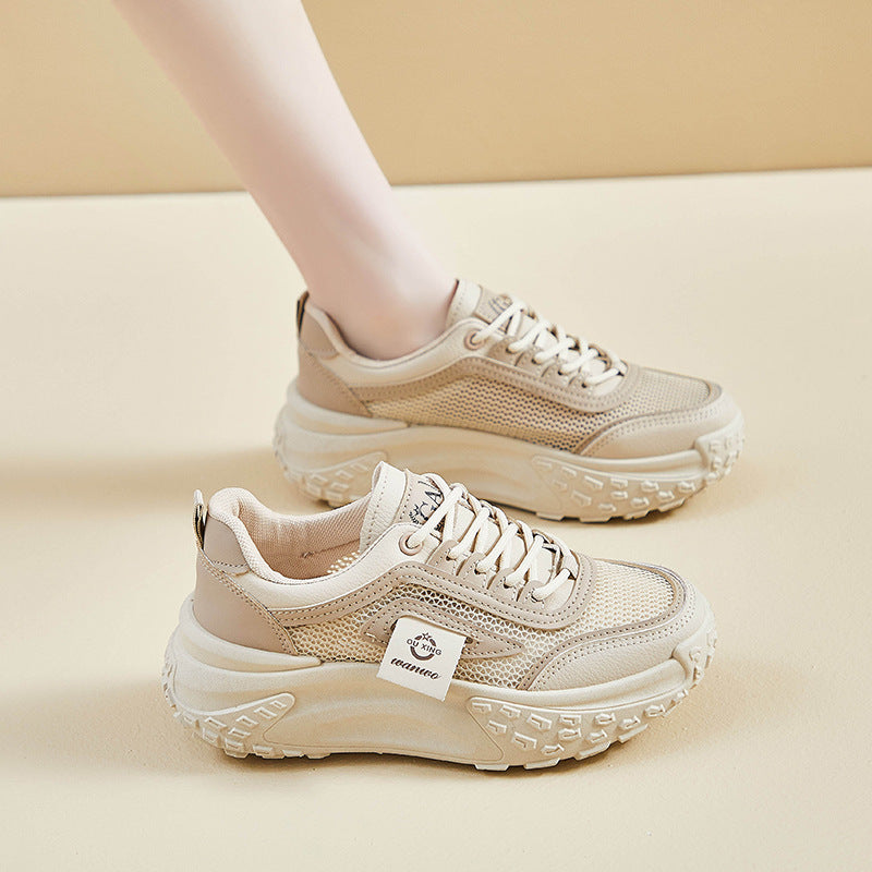 Damen Sportliche Sneakers mit atmungsaktivem Mesh-Obermaterial und innovativer Dämpfungstechnologie R&B