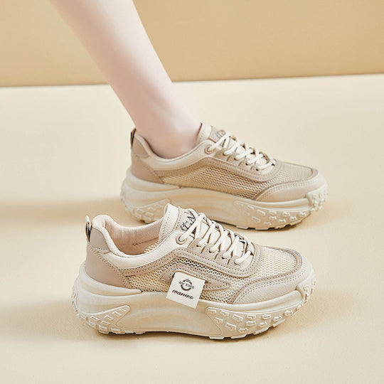 Damen Sportliche Sneakers mit atmungsaktivem Mesh-Obermaterial und innovativer Dämpfungstechnologie R&B