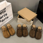 Damen Komfort Clogs mit modischem Riemen und ergonomischem Fußbett R&B