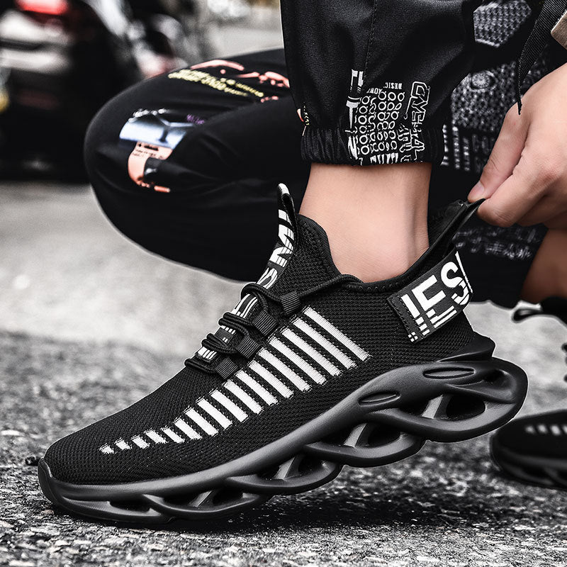 Damen Sportliche Hochleistungs-Sneaker mit atmungsaktiver Mesh-Oberfläche und flexibler Sohle R&B