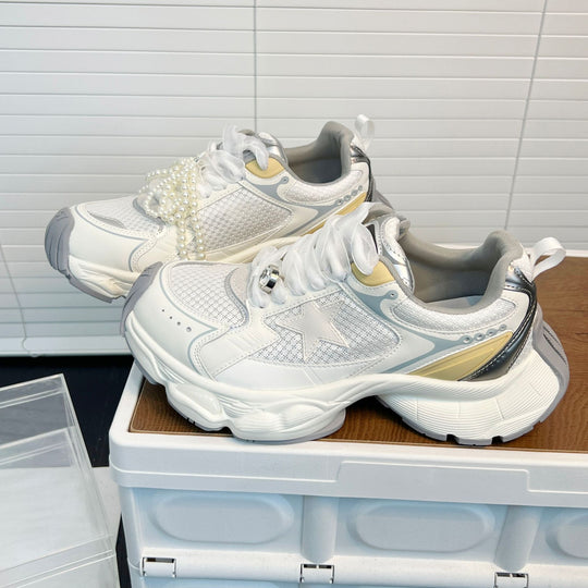 Damen Sportliche Sneakers mit atmungsaktivem Mesh und innovativem Dämpfungssystem R&B