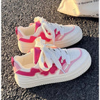 Damen Trendige Sneakers mit verspieltem Blüten-Design und bequemer Sohle R&B
