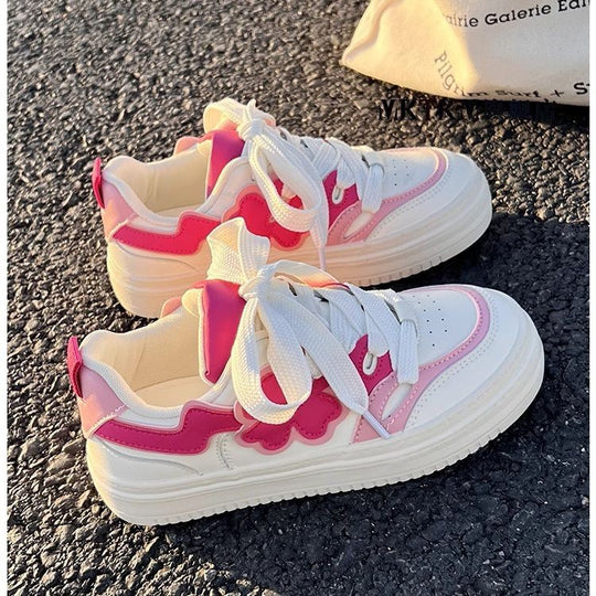 Damen Trendige Sneakers mit verspieltem Blüten-Design und bequemer Sohle R&B