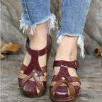 Damen Komfortable und atmungsaktive Sandalen mit verstellbarem Riemen R&B