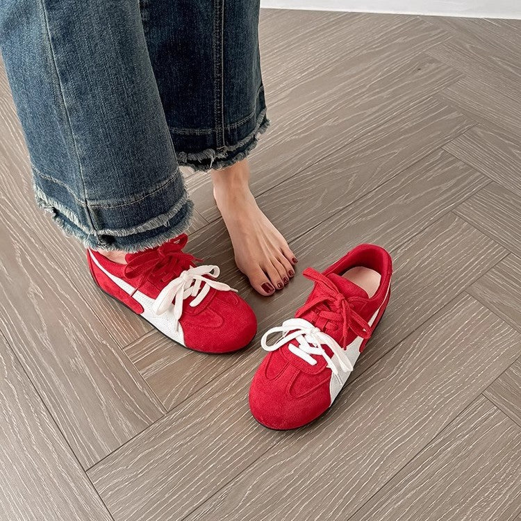 Damen Sportliche Freizeitsneaker mit atmungsaktivem Obermaterial und bequemer Dämpfung R&B