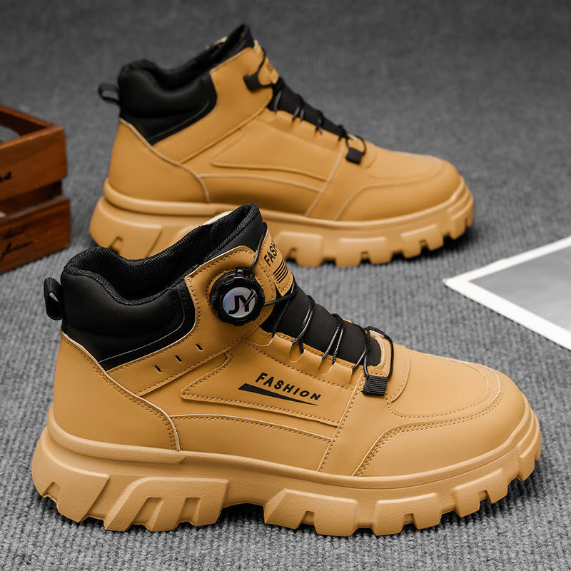 Damen Sportliche High-Top Sneakers mit funktionalem Schnellschnürsystem