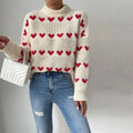 R&B | Herzstrickpullover Mit Romantischem Stil