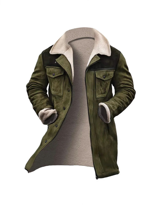 Herren erstklassige Jacke mit Teddyfutter R&B
